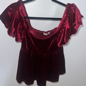 Altar’d state flowy red top